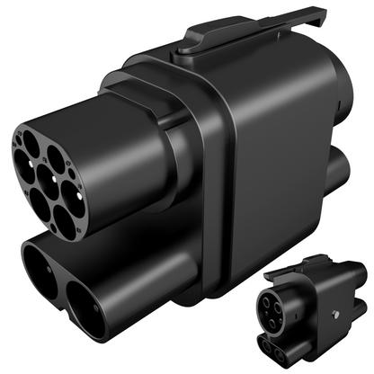 EVPEIWE CCS2 to CCS1 EV Charging Adapter, 250kW Max DC/AC Fast Charger Connector