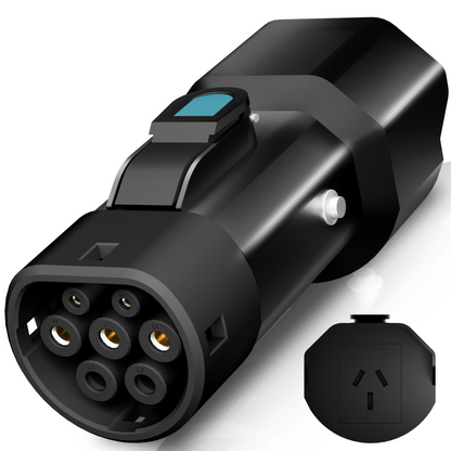 EVPEIWE Type 2 to AU 3-Pin EV Discharger Adapter | V2L for Chery Tiggo 7/8/9 PHEV, Omoda E5 & Xpeng G6/X9/G9 | 15A/220V