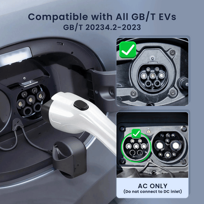 EVPEIWE Type 2 to GB/T EV Charging Cable 5M, 7kW & 22kW 32A AC Cord