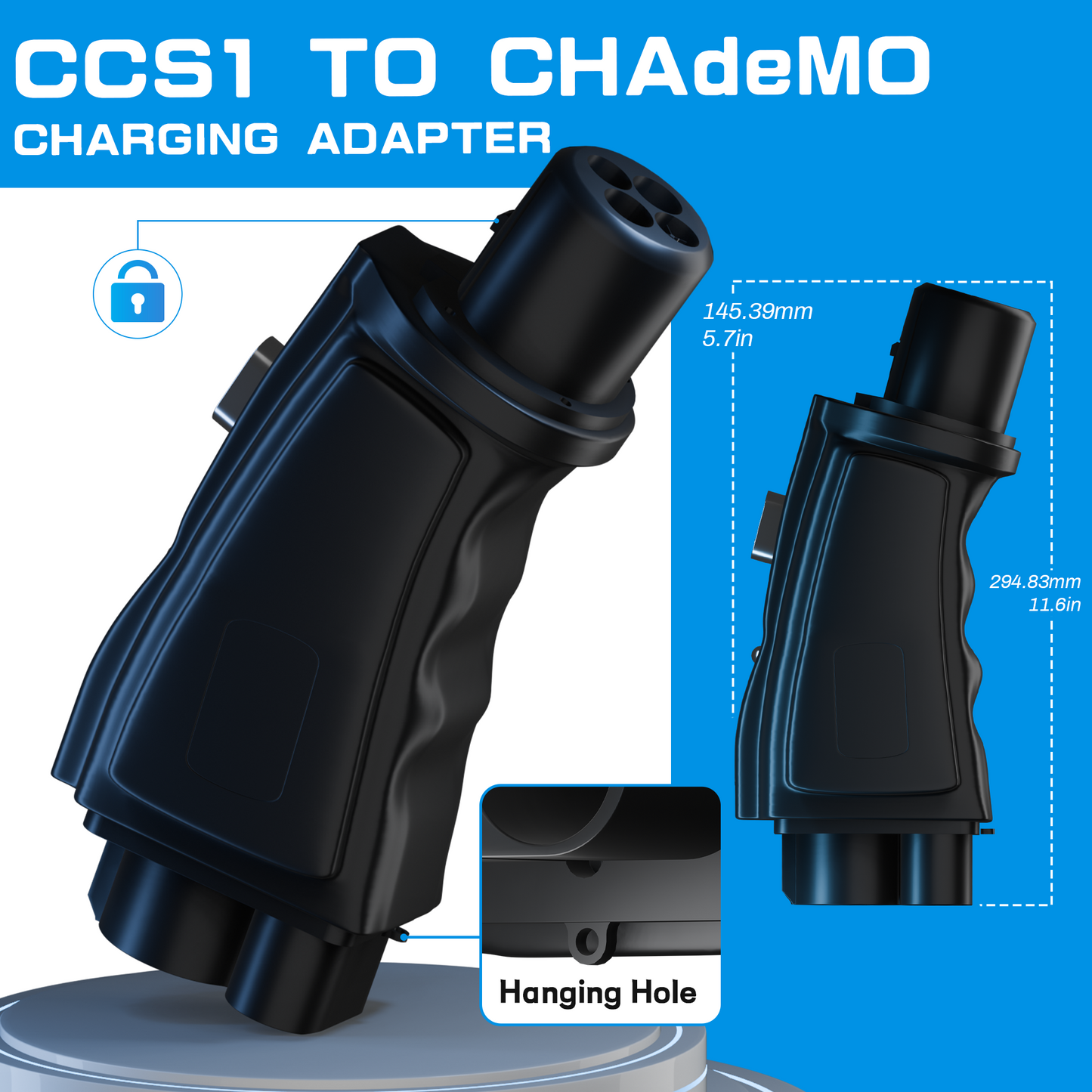 EVPEIWE CCS1 to CHAdeMO Adapter 250A 1000V
