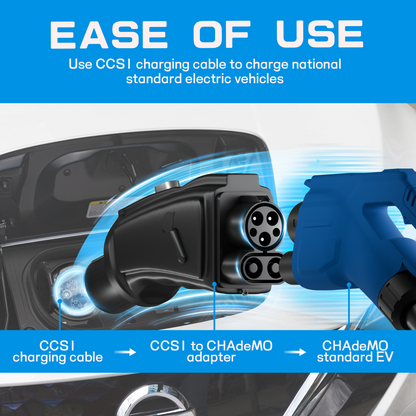 EVPEIWE CCS1 to CHAdeMO Adapter 250A 1000V
