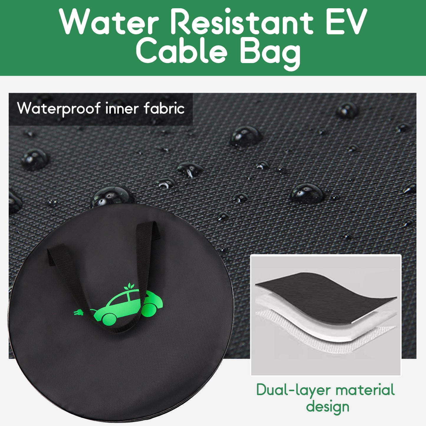 EVPEIWE EV Charging Cable Storage Bag