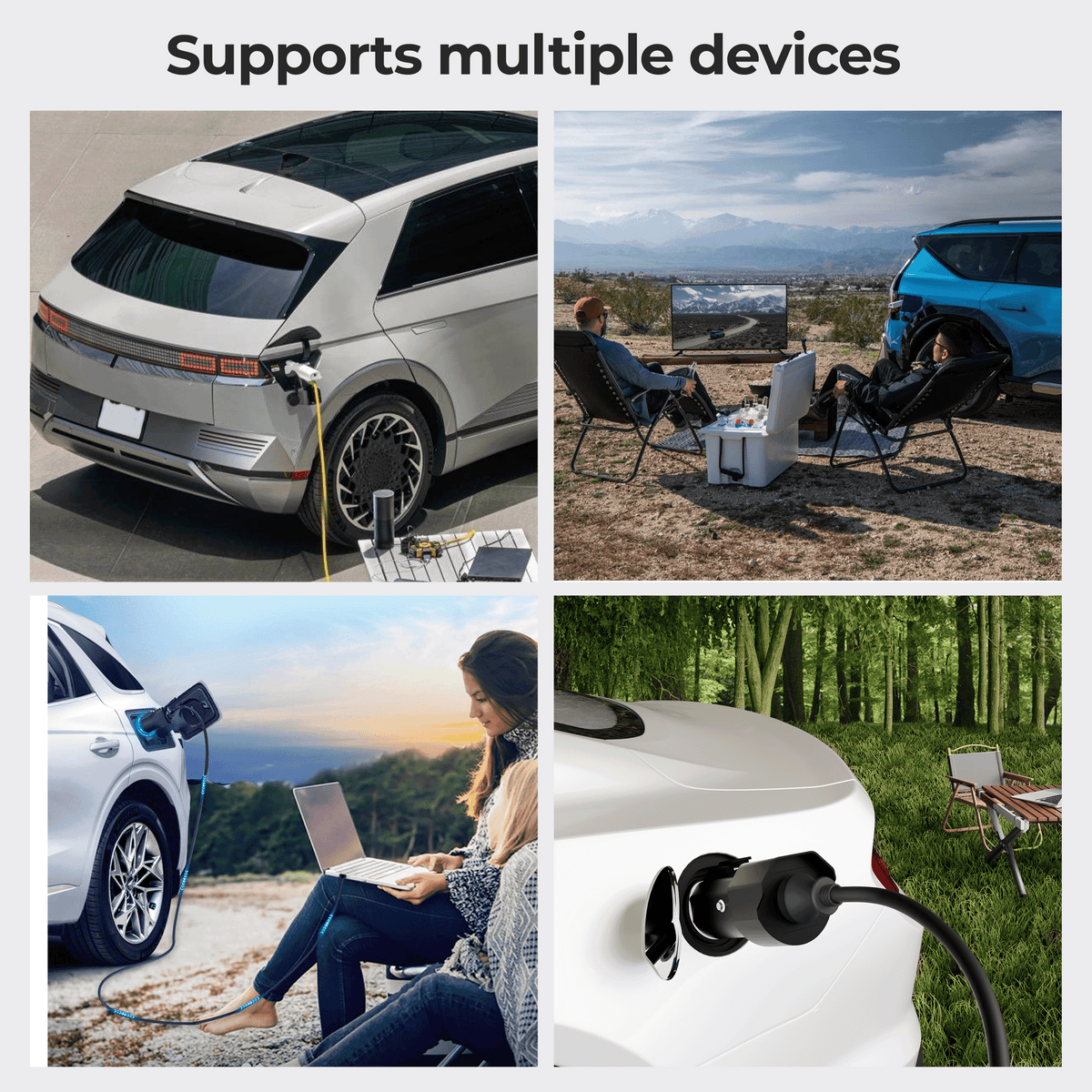 EVPEIWE Type 2 to AU 3-Pin EV Discharger Adapter | V2L for Chery Tiggo 7/8/9 PHEV, Omoda E5 & Xpeng G6/X9/G9 | 15A/220V