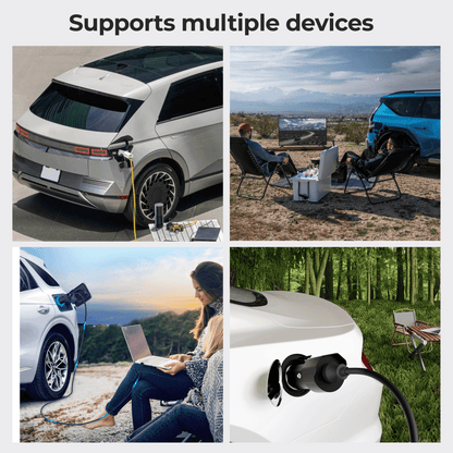 EVPEIWE Type 2 to AU 3-Pin EV Discharger Adapter | V2L for Chery Tiggo 7/8/9 PHEV, Omoda E5 & Xpeng G6/X9/G9 | 15A/220V