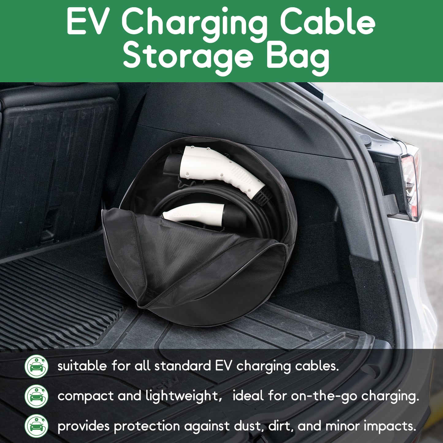 EVPEIWE EV Charging Cable Storage Bag
