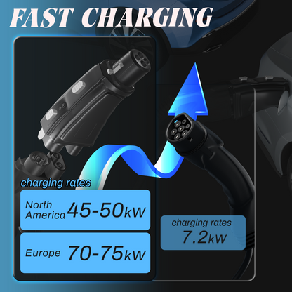 EVPEIWE CCS2 to CHAdeMO Charging Adapter 250A 1000V