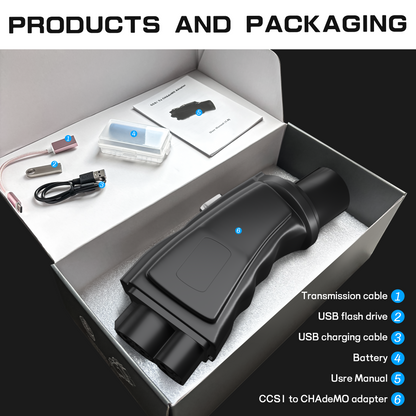 EVPEIWE CCS1 to CHAdeMO Adapter 250A 1000V